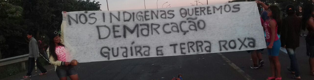 Comunidades Guarani fecham ponte no Oeste do Paraná por demarcação de Terra Indígena