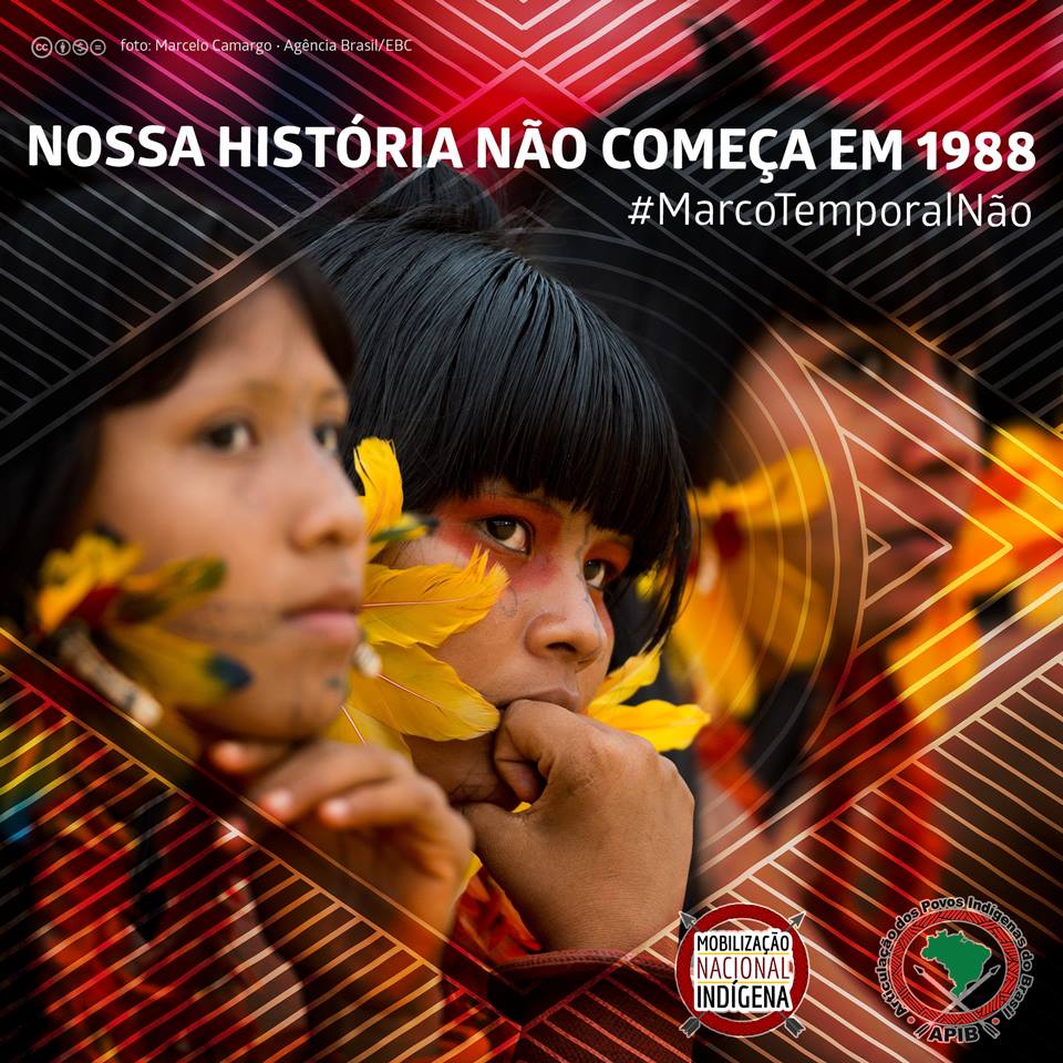 NOSSA HISTÓRIA NÃO COMEÇA EM 1988 #MARCOTEMPORALNÃO