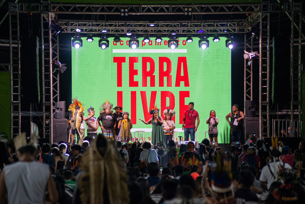Povos indígenas dão início ao 18º Acampamento Terra Livre, em Brasília