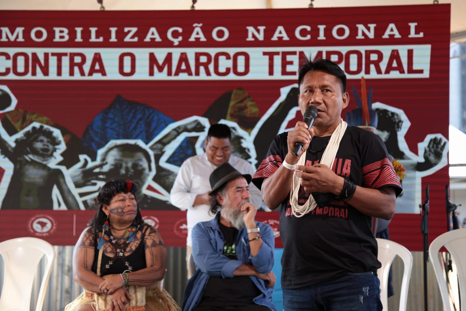 Acampado em Brasília, Movimento Indígena debate Marco Temporal e outros retrocessos