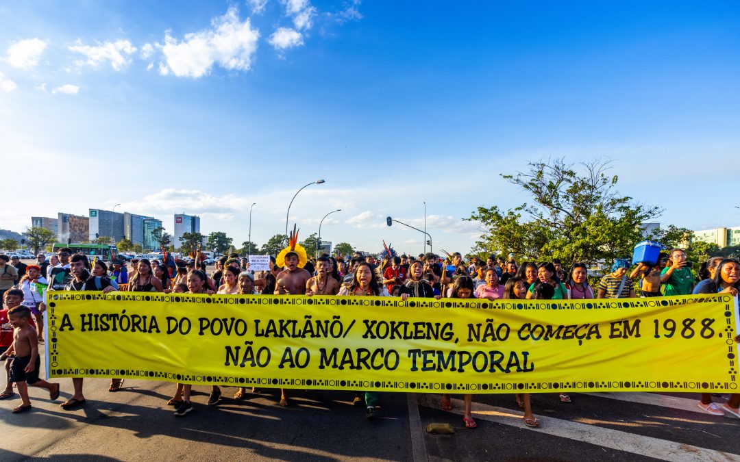 STF marca retomada do julgamento do marco temporal e Apib convoca mobilização nacional